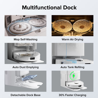 Roborock Qrevo S5V Robot Vacuum with Multifunctional Dock