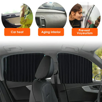 4 Piece Magnetic Car Curtains