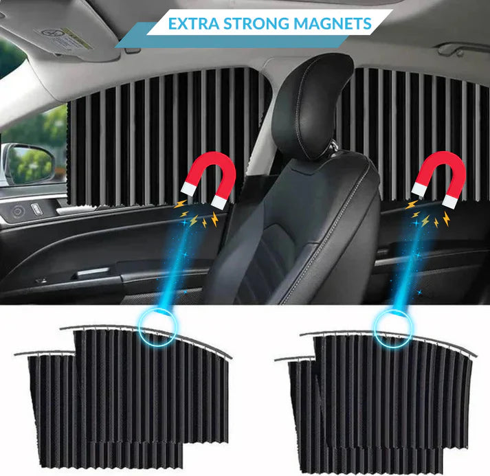 4 Piece Magnetic Car Curtains