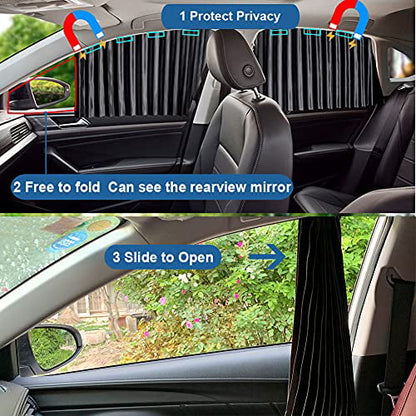 4 Piece Magnetic Car Curtains