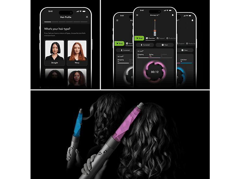 DYSON Airwrap ID Curly + Coily - Multistyler Céramique rose