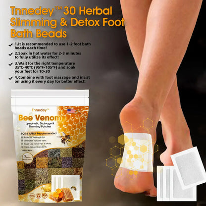 Bee Venom Lymphatic Drainage & Slimming Foot Patches 🌿👣  | Buy 1 Get 1 FREE 🎁😍
